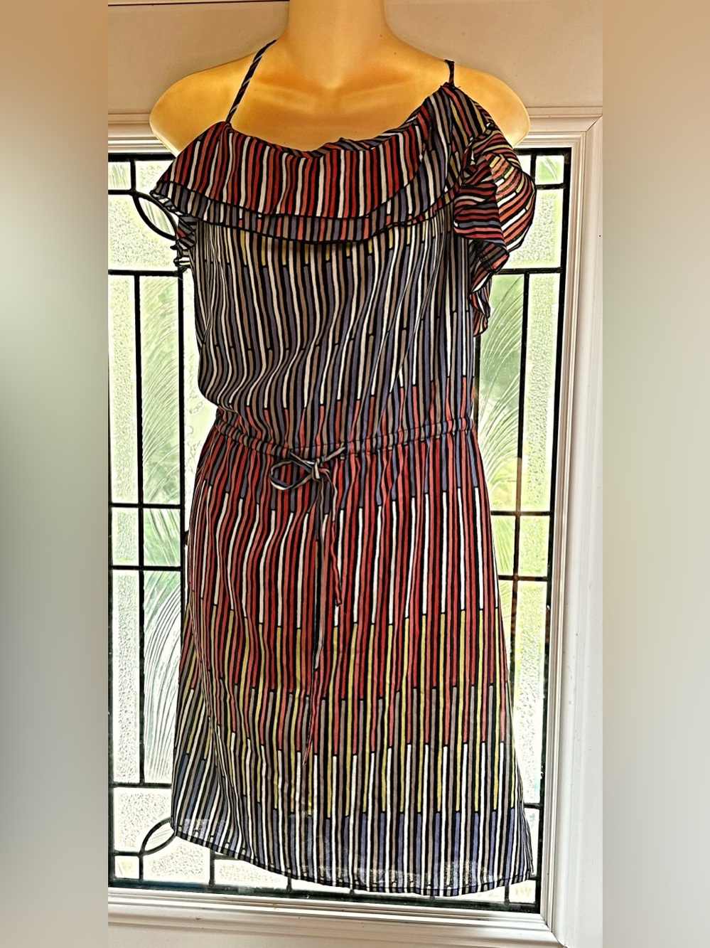 GAP Multicolor Striped Ruffle Sundress - Picture 5 of 8